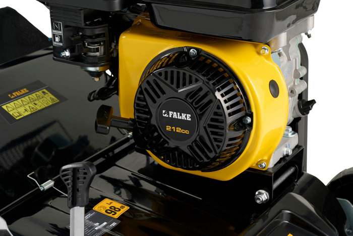 Falke® 2-i-1 benzindrevet plænelufter m/opsamler 212 cc